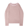 Striped Long Sleeve Round Neck T-shirt