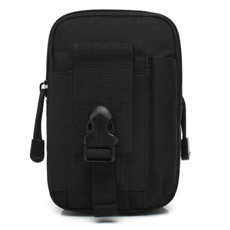 Tactical Camouflage Waist Bag Outdoor Multi-Functional Sports Running Bag Men's Waterproof Mobile Phone Bag Camping Cycling Waist Bag
