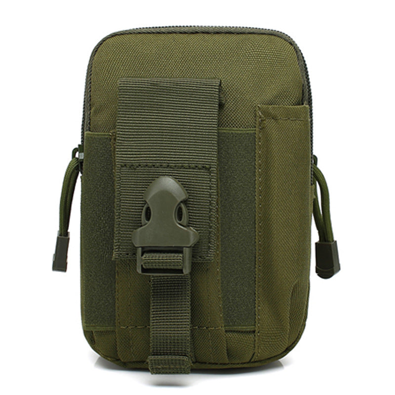 Tactical Camouflage Waist Bag Outdoor Multi-Functional Sports Running Bag Men's Waterproof Mobile Phone Bag Camping Cycling Waist Bag