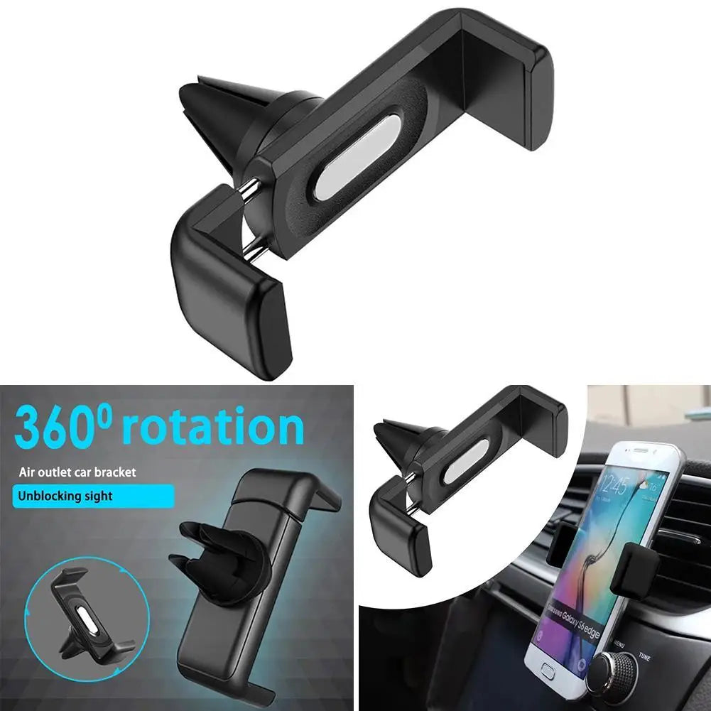 Car Phone Automobile Clamp For All Mobile Phones Dashboard Windshield Vent Hands Free Phone Holder Stand