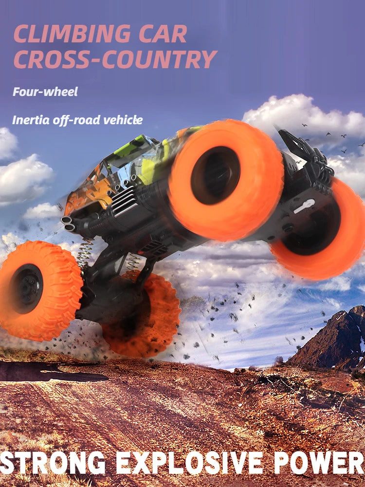 Children's toy car high-speed off-road vehicle outdoor toy off-road vehicle model inertia climbing stunt vehicle children's gift