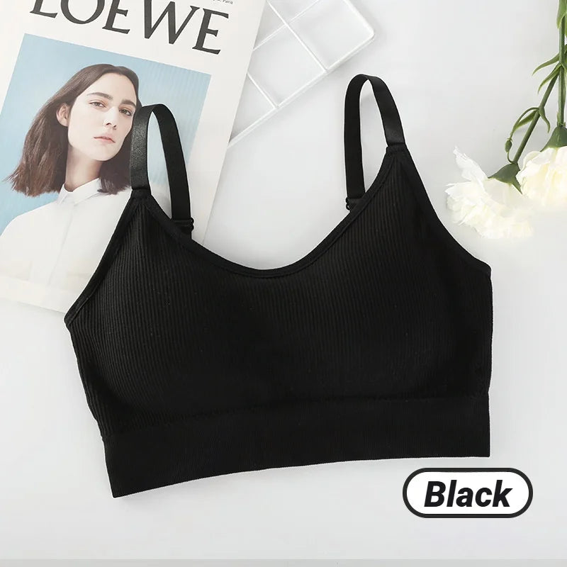 Seamless Brassiere Bras For Women Full Cup Breathable Bralette Wire Free Sleep Bra Tube Top Sports