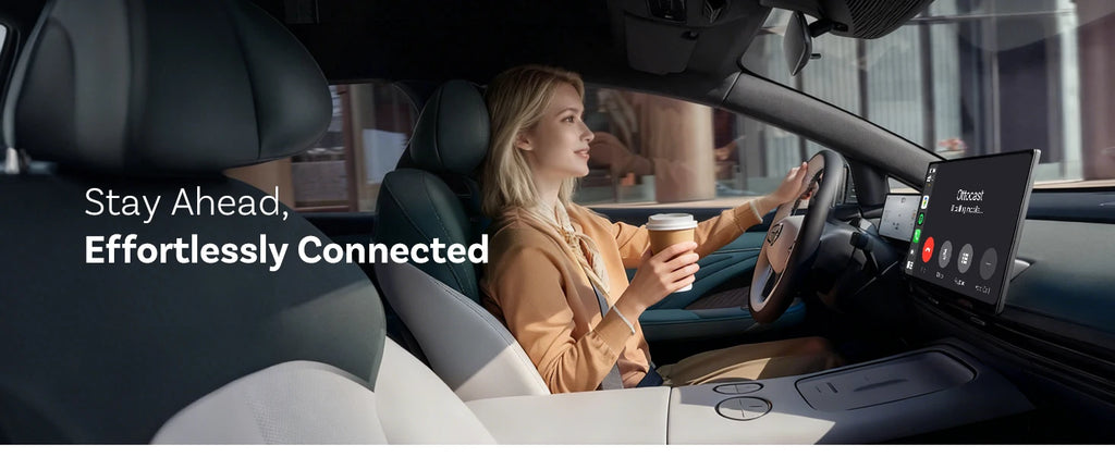 OTTOCAST Mini Pico 2in1 Wireless CarPlay Wireless Android Auto Adapter Wifi 6.0 Plug and Play Dongle for 98% of the Cars