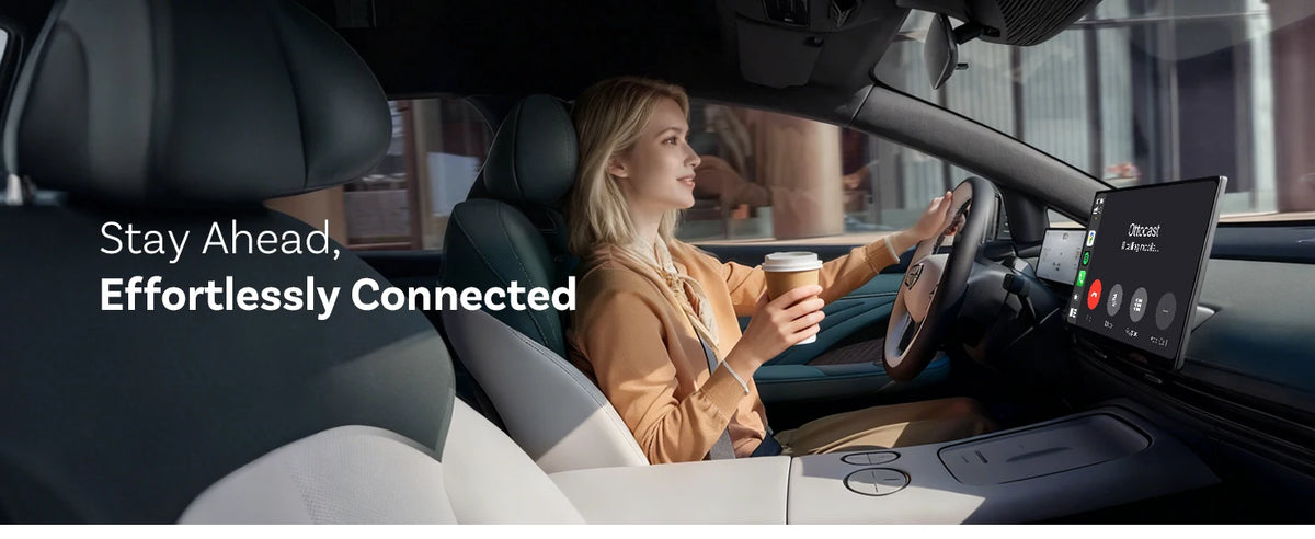 OTTOCAST Mini Pico 2in1 Wireless CarPlay Wireless Android Auto Adapter Wifi 6.0 Plug and Play Dongle for 98% of the Cars