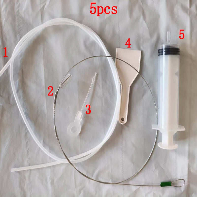 5/6 Pcs Refrigerator Drain Hole Clog Remover Fridge Hole Brush Water Outlet Cleaner for Household Clean Dredge Cleaning Tools