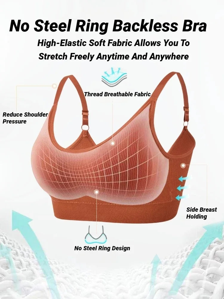 Seamless Brassiere Bras For Women Full Cup Breathable Bralette Wire Free Sleep Bra Tube Top Sports