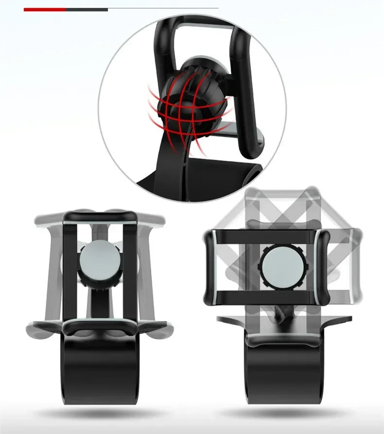 360 Rotatable Car Phone Holder Universal Dashboard Mount Grip Auto Bracket Stand for All Mobile Phones