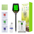 Digital 6 in 1 Multifunctional Soil PH EC Meter Farm Garden Fertility Moisture Test Detector Sunlight Monitor for Flower Plants