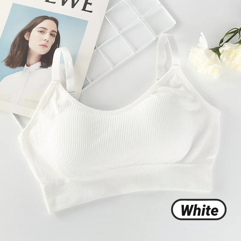 Seamless Brassiere Bras For Women Full Cup Breathable Bralette Wire Free Sleep Bra Tube Top Sports