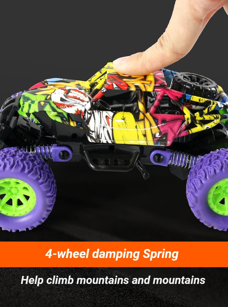 Children's toy car high-speed off-road vehicle outdoor toy off-road vehicle model inertia climbing stunt vehicle children's gift